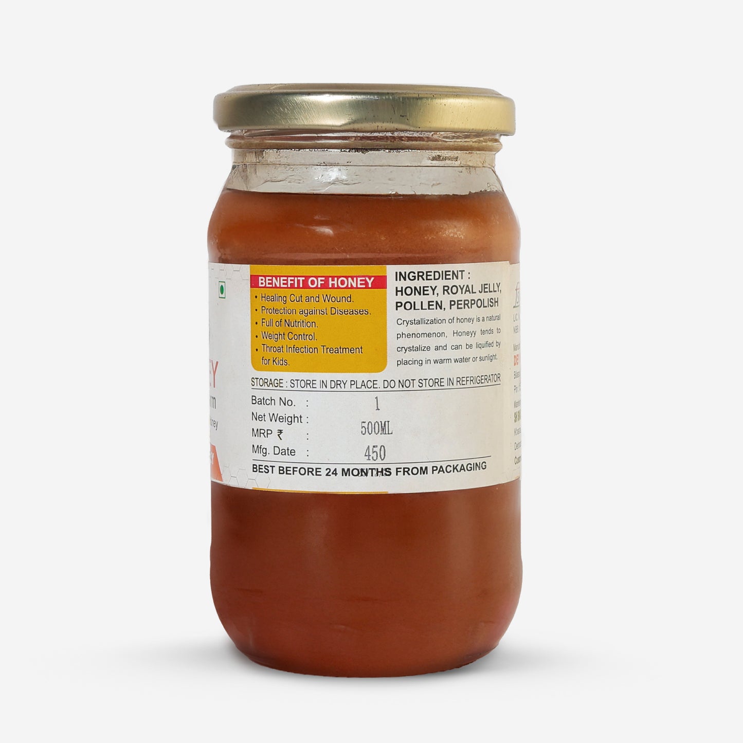 Acacia natural honey