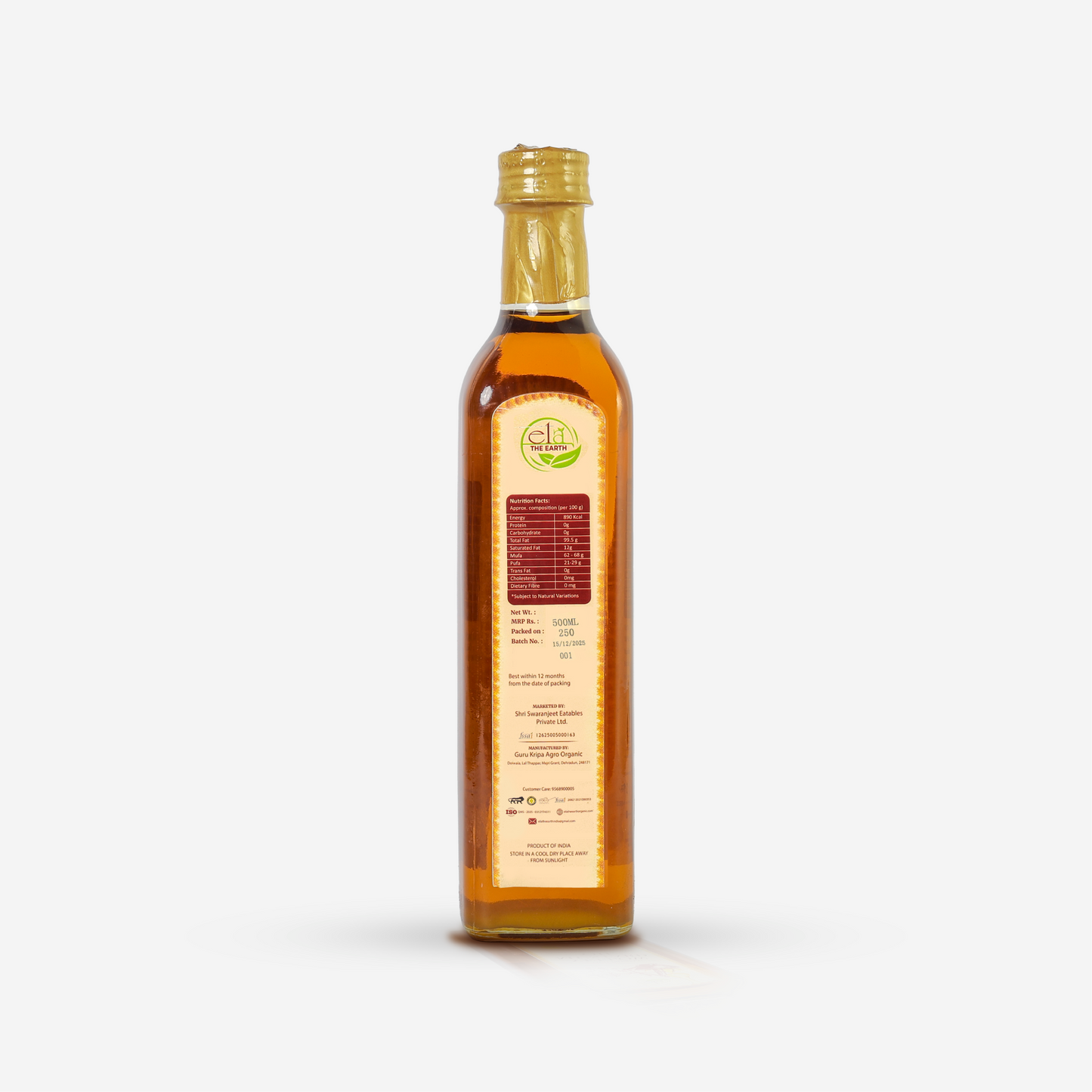 Yellow mustard oil